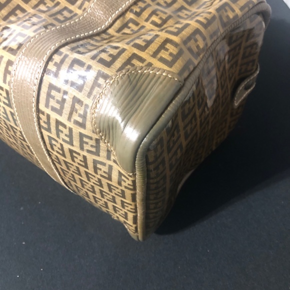 💥SOLD💥🌺Restored Authentic Fendi Monogram Boston Satchel🌺 - Picture 11 of 14